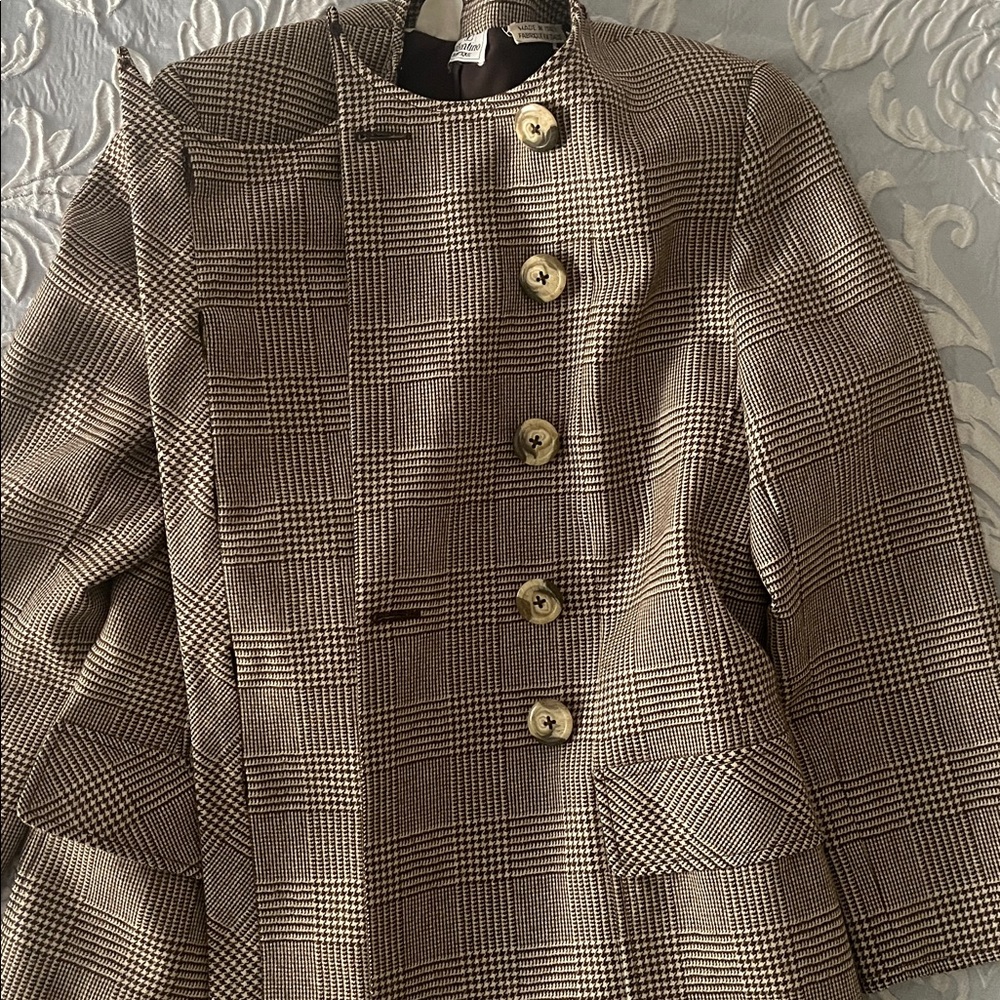 VALENTINO - Vintage Plaid Women's Jacket - Picture 9 of 17